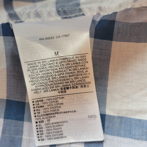 Banana Republic Soft Wash Shirt Size M - Picture 6 of 6